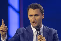 Charlie Kirk, một nhân vật bảo thủ nổi tiếng, trong bài phát biểu tại Arizona ngày 19/12/2024. Ảnh: Getty.