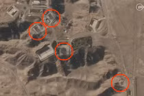 Các tòa nhà bị hư hại tại cơ sở Parchin vào ngày 27/10 (Ảnh: Planet Labs)