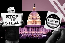 Chiến dịch "bầu cử bị đánh cắp" nổ ra trong vụ tấn công Đồi Capitol ngày 6/1/2021 vẫn đang diễn ra (Ảnh: FT)
