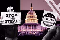 Chiến dịch "bầu cử bị đánh cắp" nổ ra trong vụ tấn công Đồi Capitol ngày 6/1/2021 vẫn đang diễn ra (Ảnh: FT)