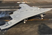 Chương trình X-47B của Mỹ đã bị hủy bỏ 10 năm trước. Ảnh: TWZ.