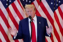 Ông Donald Trump trong cuộc họp báo tổ chức tại New York hôm 31/5 (Ảnh: Reuters)