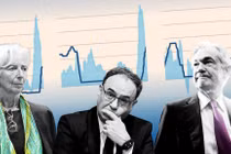 Các ngân hàng trung ương gặp khó khăn trong cuộc chiến chống lạm phát (Ảnh: FT)