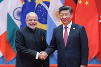 Thủ tướng Ấn Độ Narendra Modi và Chủ tịch Trung Quốc Tập Cận Bình. Ảnh: Getty.