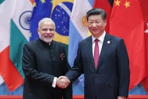 Thủ tướng Ấn Độ Narendra Modi và Chủ tịch Trung Quốc Tập Cận Bình. Ảnh: Getty.