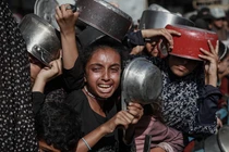 Dữ liệu cho thấy lượng viện trợ vào Gaza chỉ đáp ứng chưa đến 25% nhu cầu cơ bản. Ảnh: Getty.