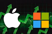 Microsoft đã vượt Apple để trở thành công ty có giá trị vốn hoá thị trường lớn nhất thế giới (Ảnh: Getty)