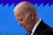 Tổng thống Mỹ Joe Biden tham gia cuộc tranh luận Tổng thống do CNN tổ chức ngày 27/6 tại Atlanta, Georgia (Ảnh: Getty)
