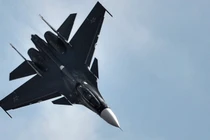 Máy bay chiến đấu Su-30SM của Không quân Nga. Ảnh: MW.