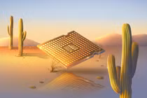 TSMC đã đầu tư 40 tỉ USD để xây dựng nhà máy chip trên sa mạc bang Arizona, Mỹ (Ảnh: Barrons)