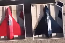 Iran triển khai Hadid-110, mẫu máy bay không người lái nhanh nhất có khả năng tránh radar. Ảnh: IE.