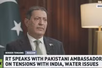 Đại sứ Pakistan cảnh báo sử dụng vũ khí hạt nhân nếu bị Ấn Độ tấn công. Ảnh: RT.