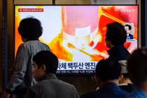 Triều Tiên nhiều lần thử nghiệm phóng vệ tinh lên vũ trụ. Ảnh: AFP.