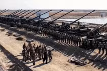 Đơn vị pháo binh 170 mm của Quân đội Nhân dân Triều Tiên. Ảnh: MW.