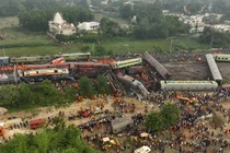 Thảm kịch đường sắt xảy ra ngày 2/6/2023 tại bang Odisha, Ấn Độ khiến ít nhất 293 người thiệ mạng (Ảnh: AP)