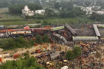 Thảm kịch đường sắt xảy ra ngày 2/6/2023 tại bang Odisha, Ấn Độ khiến ít nhất 293 người thiệ mạng (Ảnh: AP)