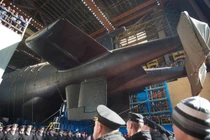 Tàu ngầm Belgorod trong bức ảnh chụp năm 2019 (Ảnh: TASS)