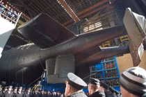 Tàu ngầm Belgorod trong bức ảnh chụp năm 2019 (Ảnh: TASS)