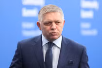 Thủ tướng Slovakia Robert Fico tại hội nghị thượng đỉnh Cộng đồng Chính trị Châu Âu tại Puskas Arena ở Budapest, Hungary, ngày 7/11/2024. Ảnh: Getty.