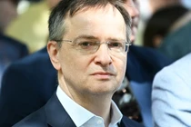 Trưởng đoàn đàm phán hòa bình của Nga, ông Vladimir Medinsky. Ảnh: Sputnik.