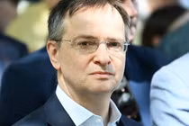 Trưởng đoàn đàm phán hòa bình của Nga, ông Vladimir Medinsky. Ảnh: Sputnik.