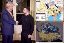Tổng thống Mỹ Donald Trump và Tổng thống Ukraine Volodymyr Zelensky đang hướng tới một thỏa thuận khai thác đất hiếm, và liệu thỏa thuận này có khả thi? Ảnh: NYPost.