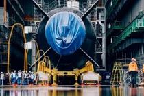 Tàu ngầm hạt nhân Barracuda thứ 4 của Pháp bước vào giai đoạn đóng mới cuối cùng. Ảnh: Naval Group.