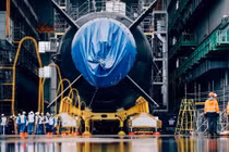 Tàu ngầm hạt nhân Barracuda thứ 4 của Pháp bước vào giai đoạn đóng mới cuối cùng. Ảnh: Naval Group.