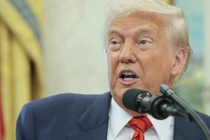 Tổng thống Mỹ Donald Trump tại Phòng Bầu dục ở Nhà Trắng, Washington, DC. ngày 6/5. Ảnh: Getty.