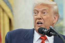 Tổng thống Mỹ Donald Trump tại Phòng Bầu dục ở Nhà Trắng, Washington, DC. ngày 6/5. Ảnh: Getty.