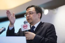 Chủ tịch BYD Wang Chuanfu phát biểu trong một sự kiện mới đây của công ty (Ảnh: Fortune)
