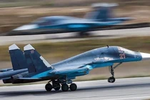 Máy bay chiến đấu Su-34 của Không quân Nga. Ảnh: MW.
