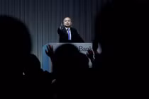 CEO của SoftBank Masayoshi Son tại một cuộc họp báo ở Tokyo, Nhật Bản (Ảnh: Reuters)