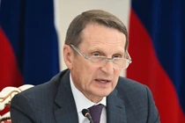 Người đứng đầu Cơ quan Tình báo Đối ngoại Nga Sergey Naryshkin. Ảnh: Sputnik.
