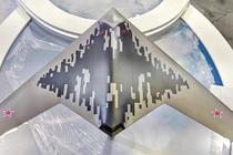 Mẫu máy bay Okhotnik-B của quân đội Nga (Ảnh: Fighterjetsworld)