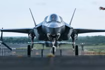 Máy bay F-35B của Thủy quân Lục chiến Mỹ tại Puerto Rico. Ảnh: MW.