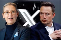 Bà Alice Weidel được Elon Musk mời phỏng vấn trong buổi phát sóng trực tuyến trên X. Ảnh: Getty.