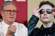 Thủ tướng Anh Keir Starmer và tỷ phú công nghệ Elon Musk. Ảnh: Getty.