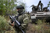 Các binh sĩ Nga trên chiến trường Ukraine (Ảnh: Sputnik)