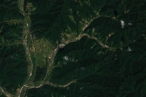 Hình ảnh vệ tinh do Planet Labs cung cấp cho thấy Căn cứ hoạt động tên lửa Sinpung-dong ở Triều Tiên vào ngày 12/8. Ảnh: Planet Labs.