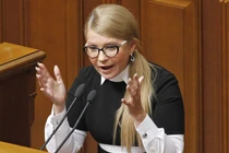 Former Ukrainian Prime Minister Yulia Timoshenko. Ảnh: STR.