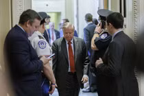 Thượng nghị sĩ Mỹ Lindsay Graham, người đề xuất dự luật trừng phạt Nga. Ảnh: CNP.