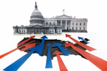 Cuộc đua vào Nhà Trắng năm 2024 sắp đi đến hồi kết (Ảnh: Getty)