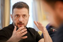 Tổng thống Ukraine Volodymyr Zelensky. Ảnh: Getty.