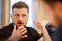 Tổng thống Ukraine Volodymyr Zelensky. Ảnh: Getty.