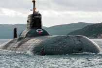 Các tàu ngầm lớp Akula được trang bị 20 tên lửa đạn đạo R-39 (Ảnh: Sputnik)