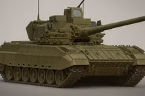 Bản vẽ đồ họa 3D của mẫu siêu tăng T-95 thời Liên Xô. Ảnh: Taste3D.