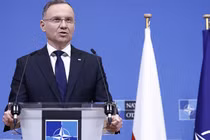 Tổng thống Ba Lan Andrzej Duda (Ảnh: AFP)