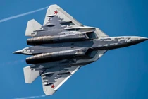 Chiến đấu cơ Su-57 của Nga. Ảnh: MW.