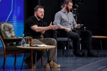 Tổng thống Ukraine Volodymyr Zelensky (Ảnh: Getty)